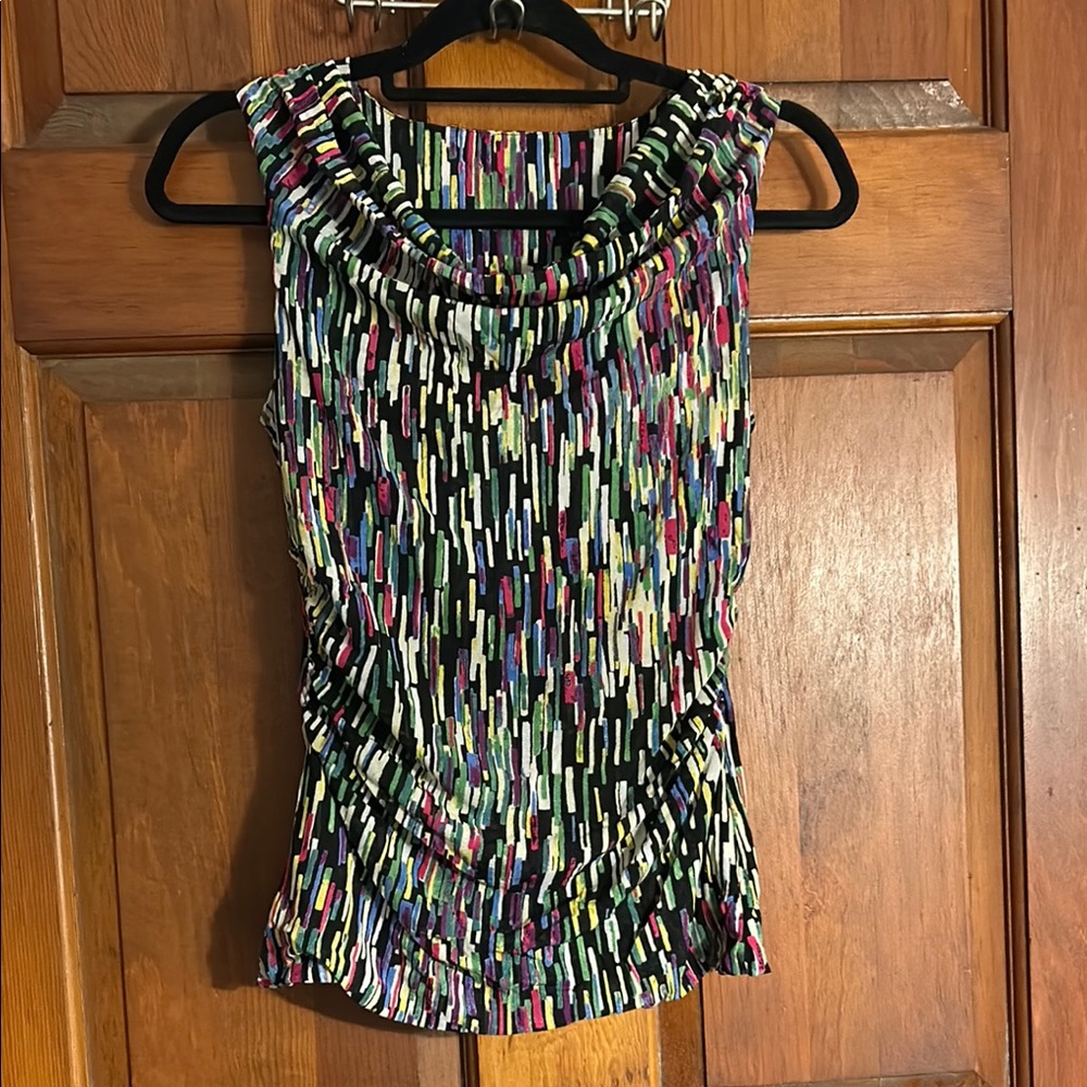 Multicolor Sleeveless Women's Top